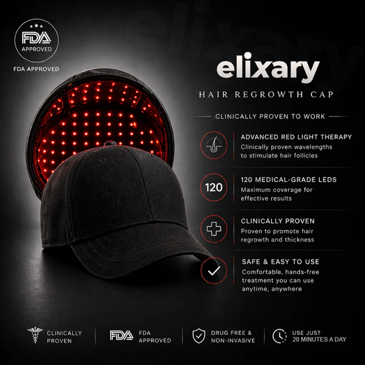 Elixary™ Red Light Therapy Hair Regrowth Cap